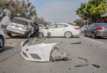 Aparatoso accidente vehicular sobre carretera Aeropuerto