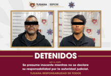 Detiene Policía Municipal de Tijuana a dos personas por realizar disparos a comercio en El Soler