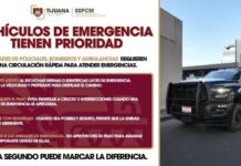 Exhorta SSPCM a la ciudadanía a ceder el paso a vehículos de emergencia para garantizar atención oportuna y salvar vidas