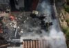 Fuerte incendio consume tercer piso de una vivienda en la colonia Lázaro Cárdenas