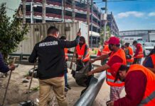 Realizan jornada de limpieza y mejoramiento urbano en la Mesa