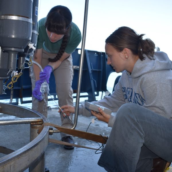 Jolee and student water sampling V25 Jolee and student water sampling V25