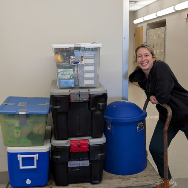 Lacy with Equipment Lacy with Equipment