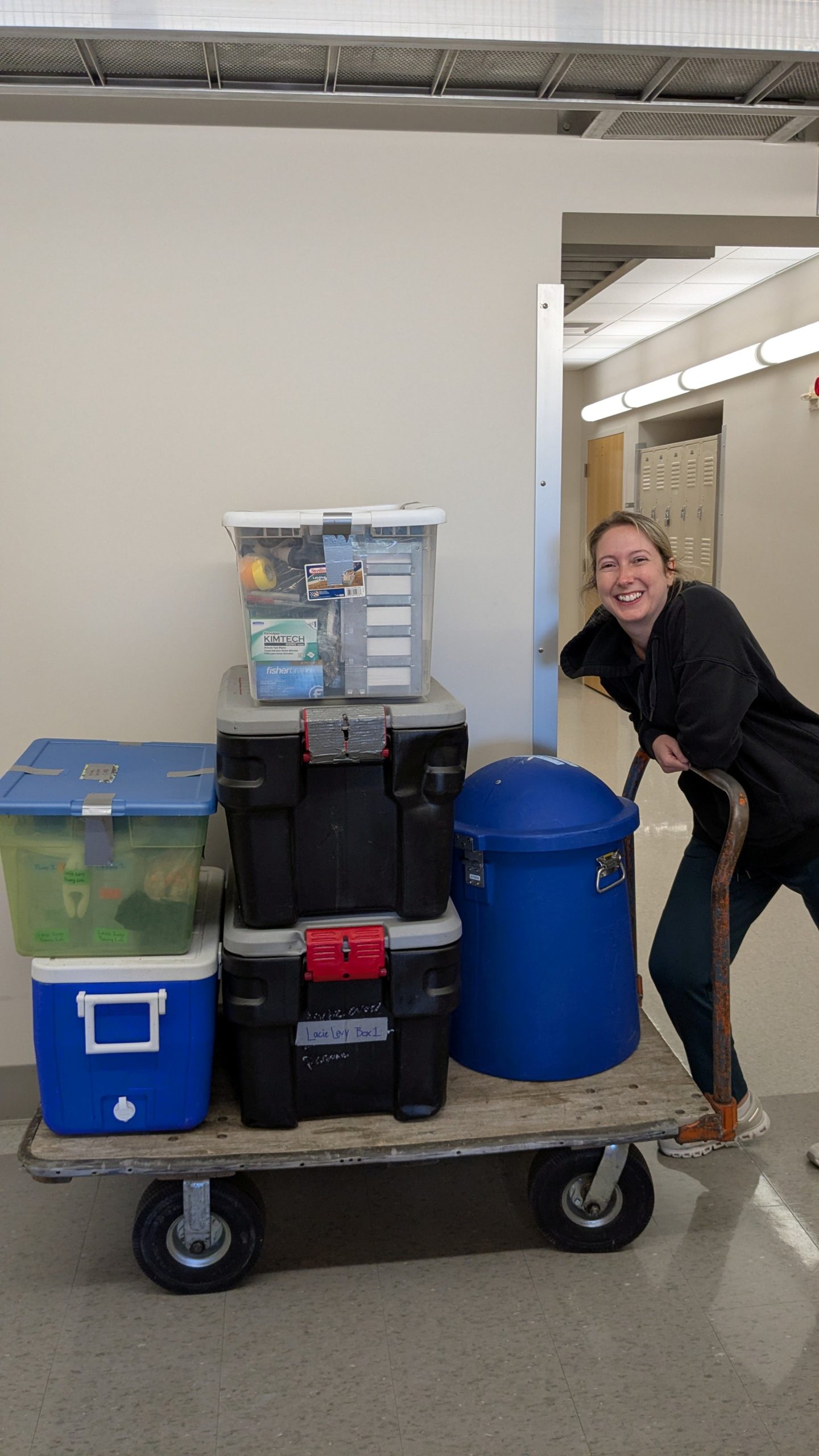 Lacy with Equipment Lacy with Equipment