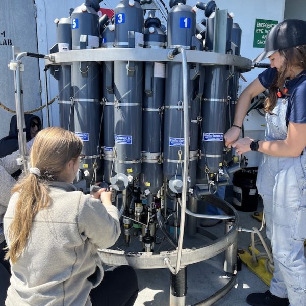 Setting up CTD Rosette Setting up CTD Rosette