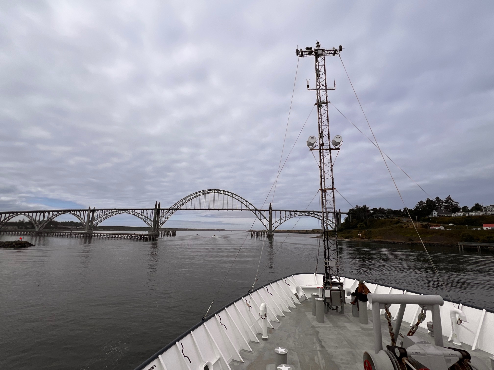 Atlantis Approaching Yaquina Bridge