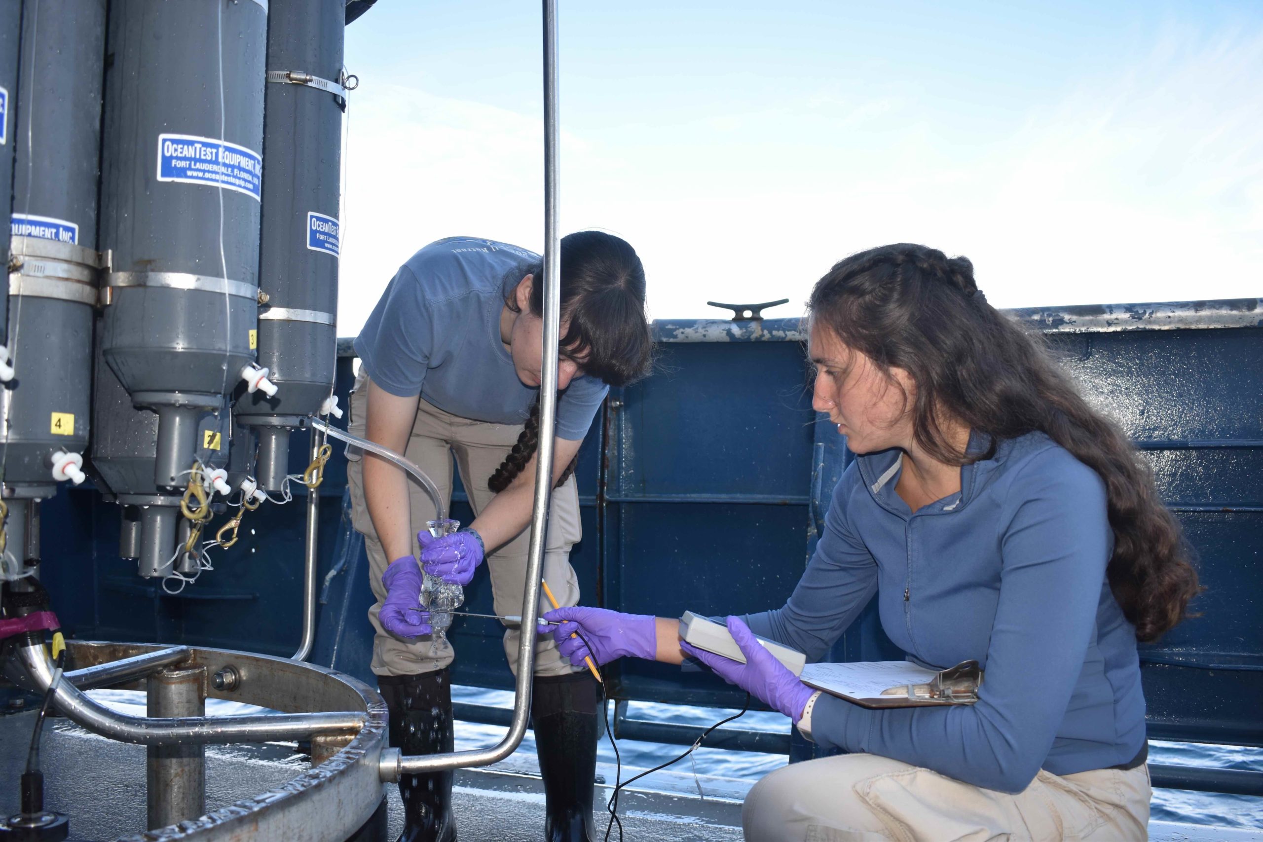 CTD sampling from Slope Base CTD sampling from Slope Base