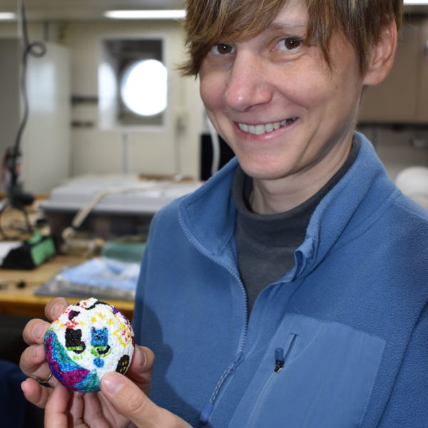 Natalia with Shrunken Ball Natalia with Shrunken Ball