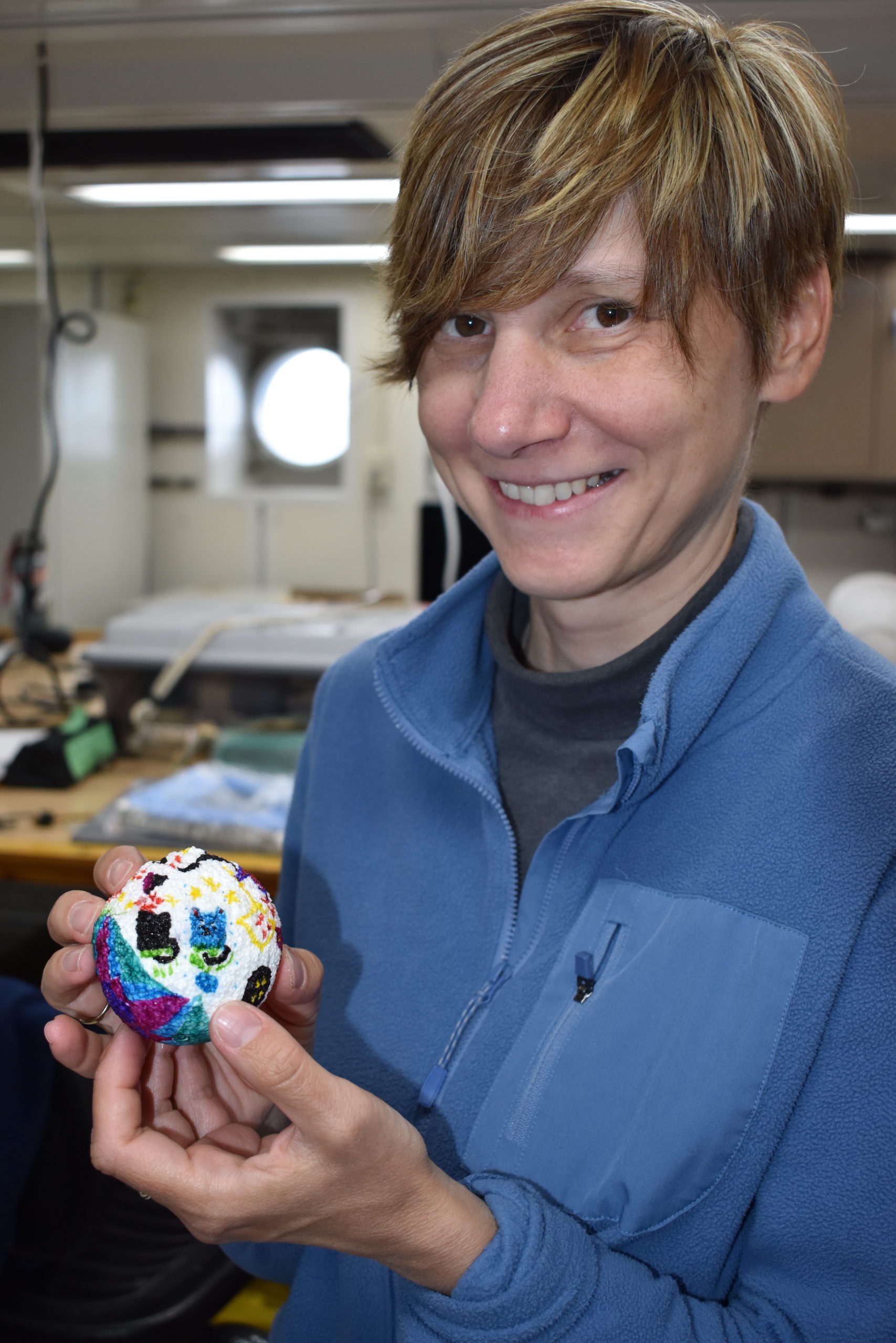 Natalia with Shrunken Ball Natalia with Shrunken Ball