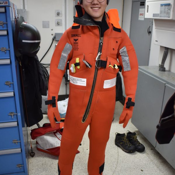 Donning my Immersion Suit Donning my Immersion Suit