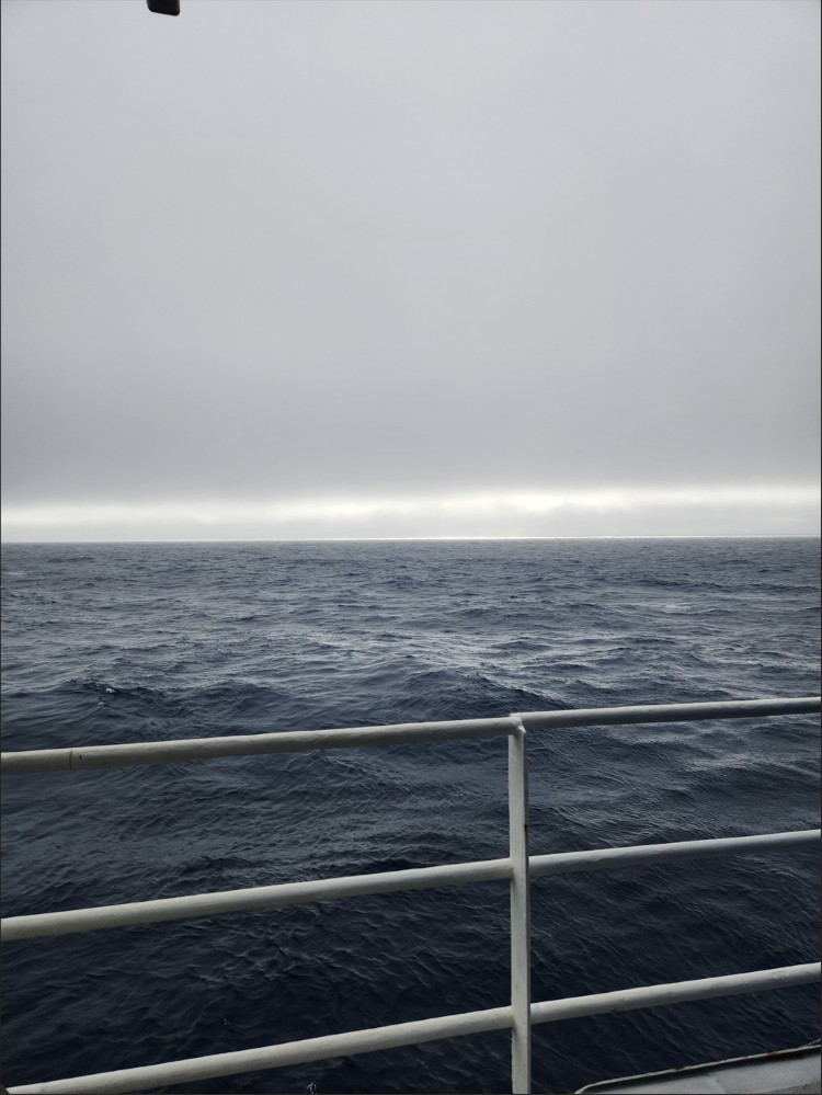 Dark ocean waters