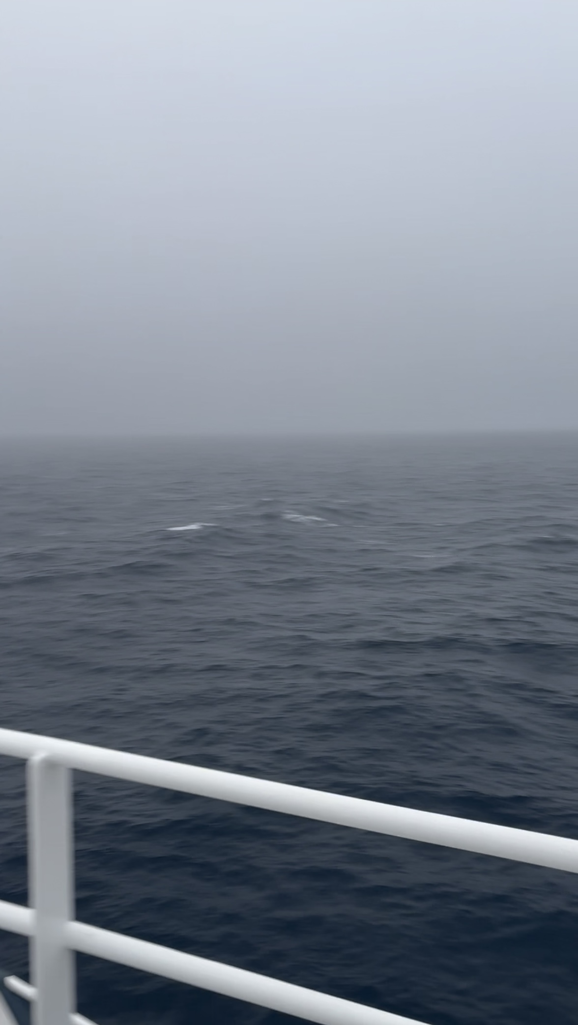 Fog on the ocean from the R/V Atlantis