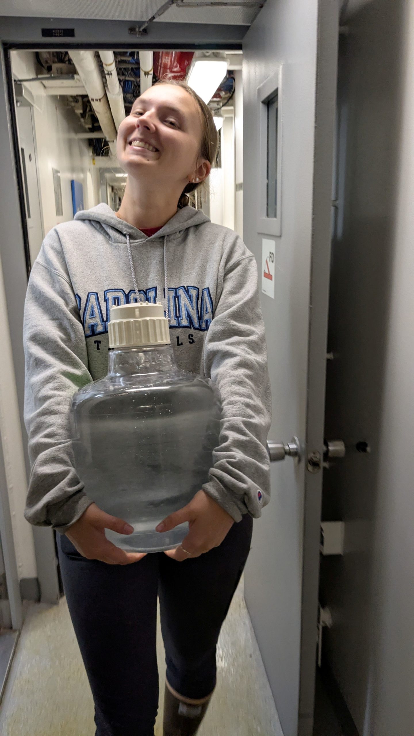 Ari Paulik Helping with Sample