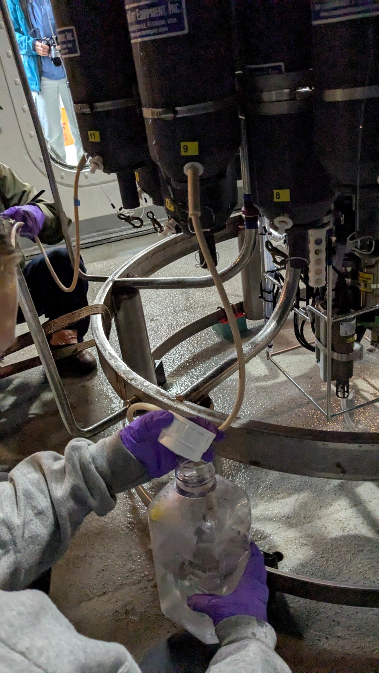 Sutdents Sampling Niskin