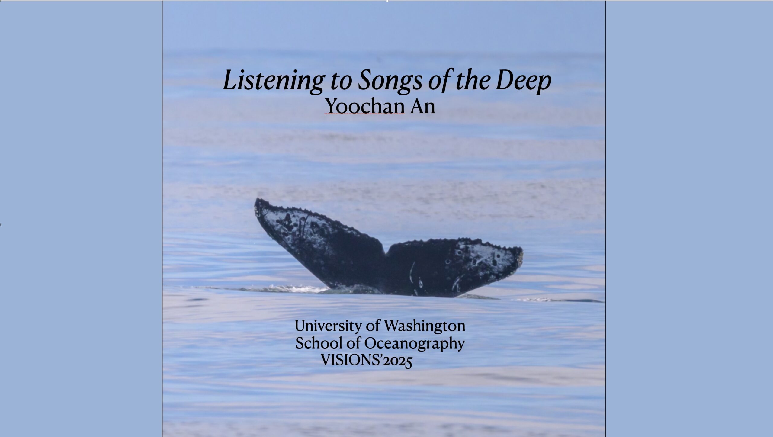 Listening to Songs of the Deep