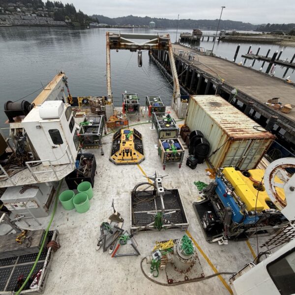Back deck of the Revelle before V26
