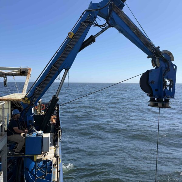 Crane pulling Jason out of the water - Figure 2 Crane pulling Jason out of the water - Figure 2