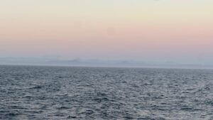 The First Sunset. Credit: T. Naladala, University of Washington; V26.