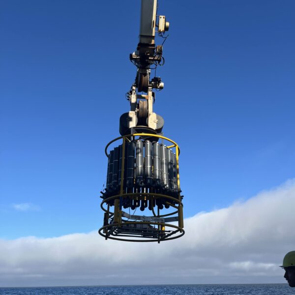 CTD Deployed on a Beautiful Day CTD Deployed on a Beautiful Day