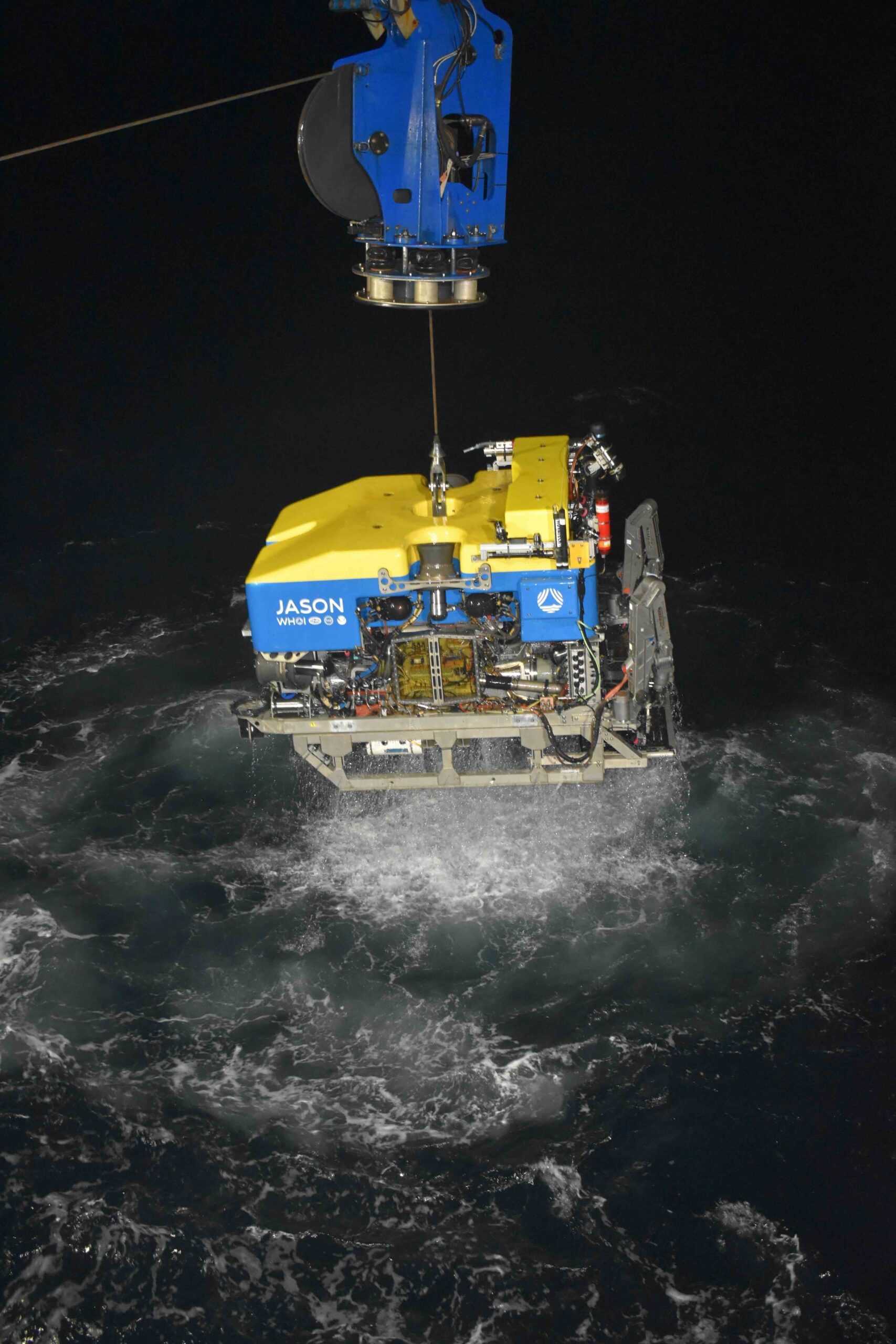 Jason Breaches the Surface at Night