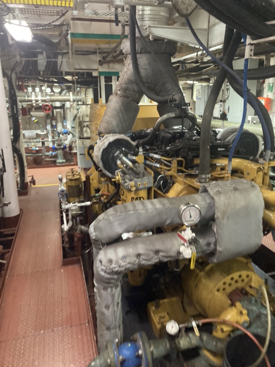 Engine Room on R/V Revelle