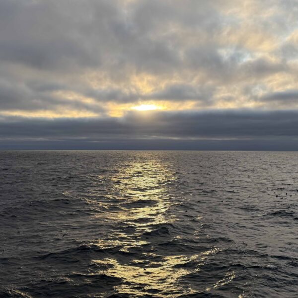 The Sun Rising at Sea