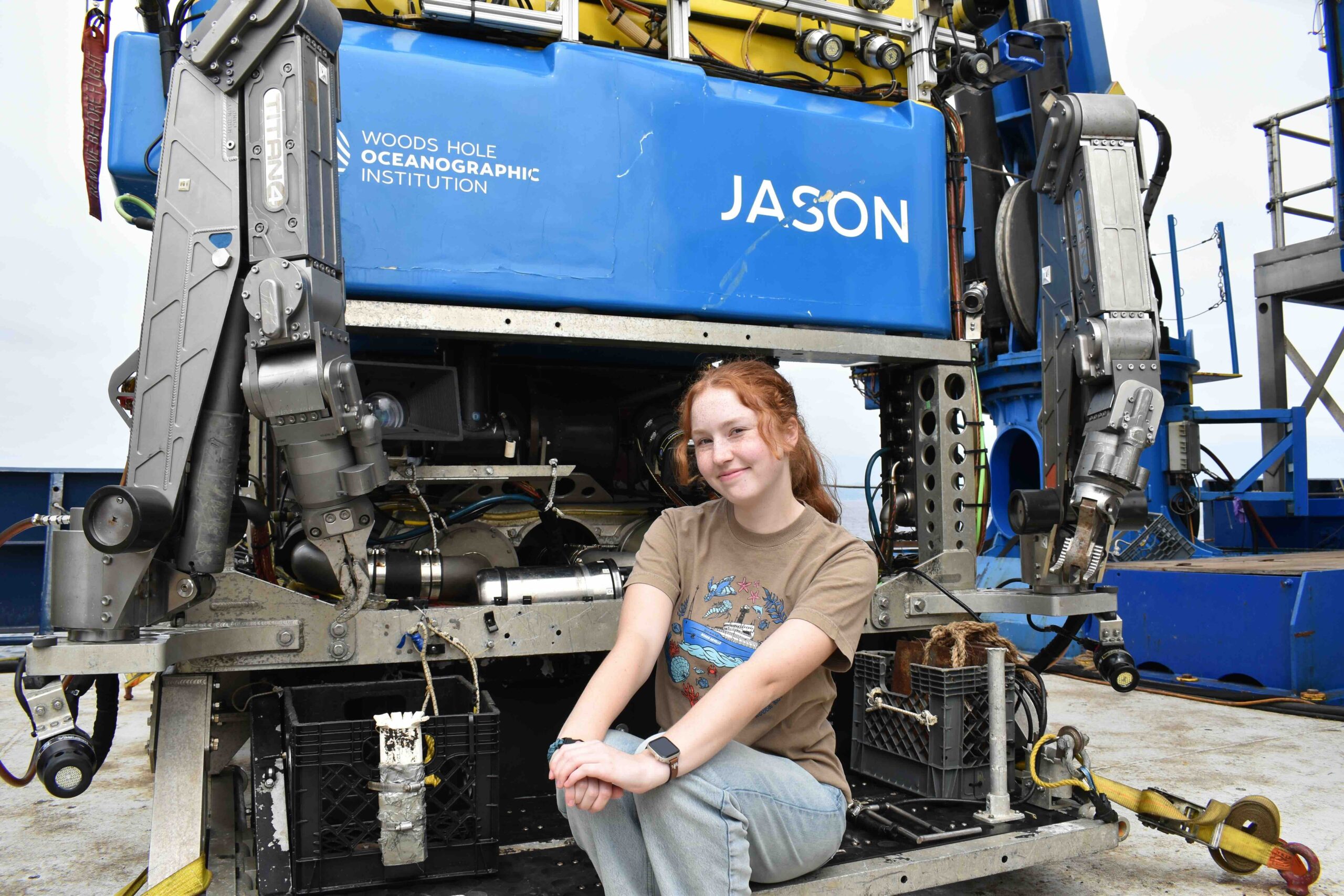 Avery in Front of Jason