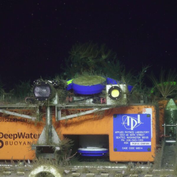 Biofouling on the Axial Base camera