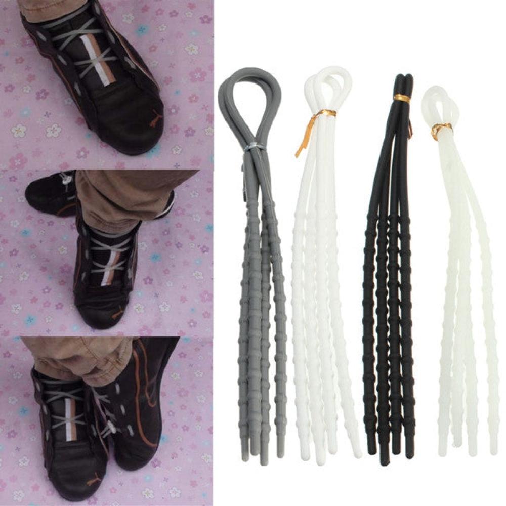 Elastic Soft Silicone Lazy Shoelaces Triathlon Running Sport Shoe Lace
