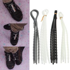 Elastic Soft Silicone Lazy Shoelaces Triathlon Running Sport Shoe Lace