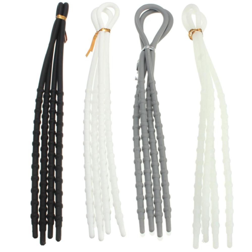 Elastic Soft Silicone Lazy Shoelaces Triathlon Running Sport Shoe Lace