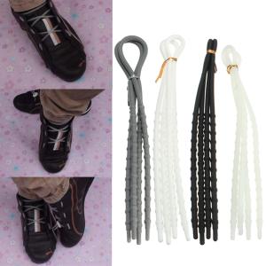 Elastic Soft Silicone Lazy Shoelaces Triathlon Running Sport Shoe Lace