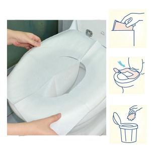 1 Pack 10Pcs Clean Disposable Paper Sanitary Toilet Seat Covers Camping Travel