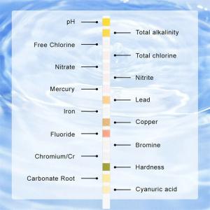 50/100pcs 16-In-1 Drinking Water Test Kits Strip Home Water Quality Test Swimming Pool Spa Water Test Strip Nitrate Nitrite PH Hardness