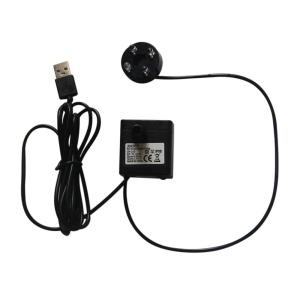 Solar Powered Water Pump 5W 5V Monocrystalline Panel USB LED for Fountain Outdoor Garden Landscape Adjustable Flow Eco-Friendly