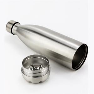 IPRee 750ml Water Bottle with Compartment Portable Water Bottle Pill Organizer Can Safe Hiding Spot for Money Bonus Key Ring Box