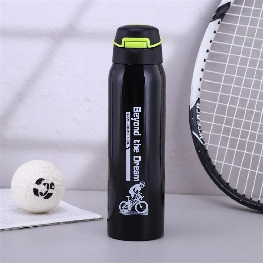 500ml Portable Cycling Water Bottle, Large Capacity 304 Stainless Steel Sports Bottle