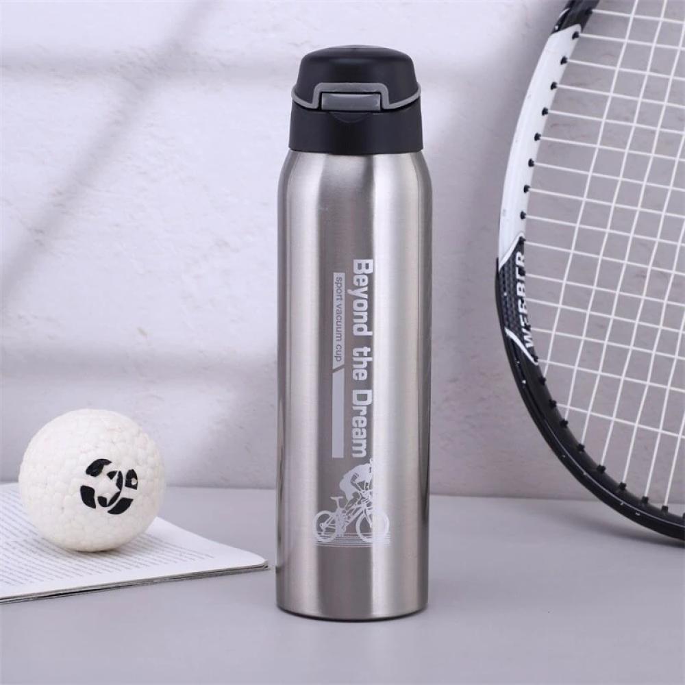 500ml Portable Cycling Water Bottle, Large Capacity 304 Stainless Steel Sports Bottle
