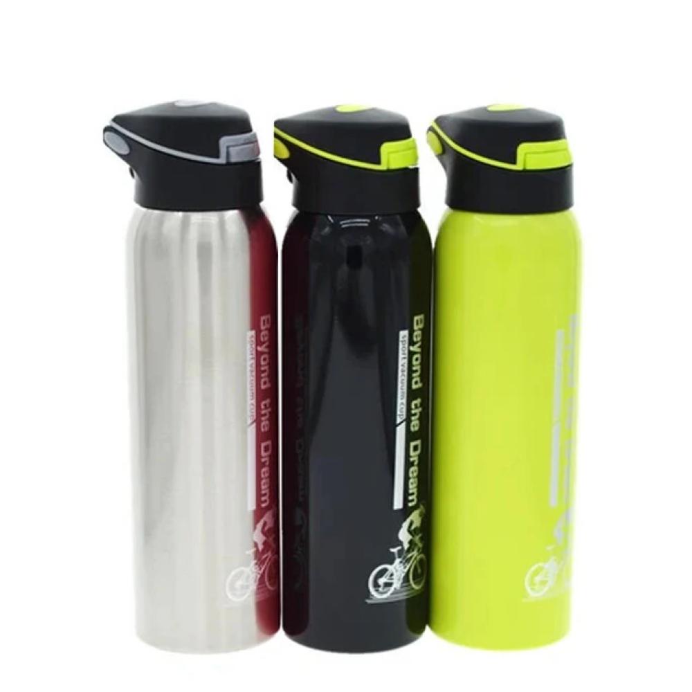 500ml Portable Cycling Water Bottle, Large Capacity 304 Stainless Steel Sports Bottle