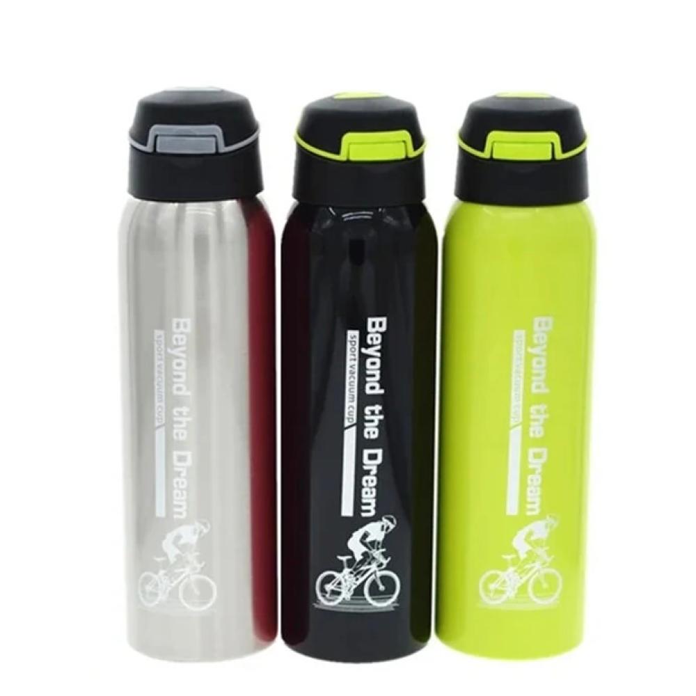 500ml Portable Cycling Water Bottle, Large Capacity 304 Stainless Steel Sports Bottle