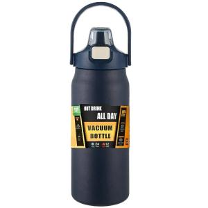 1500ml Large Capacity Portable Thermos Bottle with Straw, 304 Stainless Steel, Thermal Mug, Cup, Coffee Cup, Sports Flasks, Cold and Hot Water Bottle