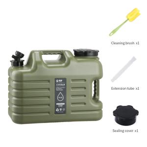 IPRee Camping Water Container Portable Car Driving Water Tank 18.5L Large Capacity Outdoor Water Bucket with Faucet Picnic Accessories