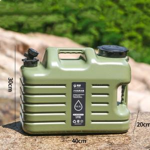 IPRee Camping Water Container Portable Car Driving Water Tank 18.5L Large Capacity Outdoor Water Bucket with Faucet Picnic Accessories