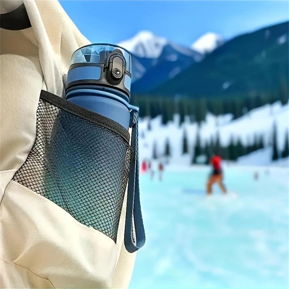 1L Large Capacity Sports Water Bottle Leak Proof Colorful Plastic Cup Drinking Outdoor Travel Portable Gym Fitness Jugs