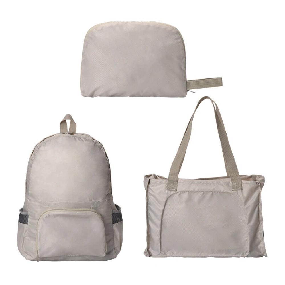 2 In 1 Lightweight Long-lasting Travel Backpack Water Resistant Handbags Shoulder Bag