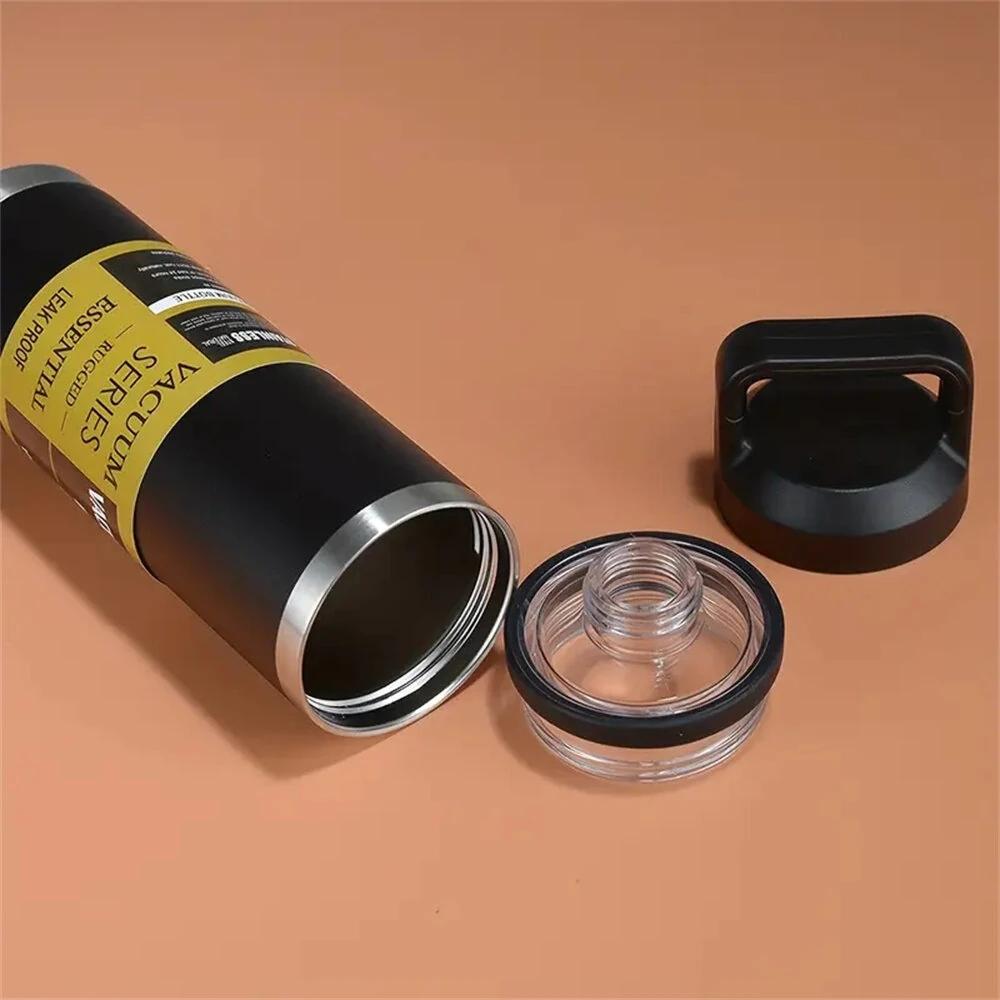 1100ml Large Capacity Water Bottle Stainless Steel Thermos Vacuum Insulated Flask, Sports Tumbler