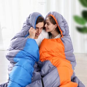 1800g Camping Sleeping Bag For -15~15℃ Temperature, Ultralight Waterproof 4 Warmth 
