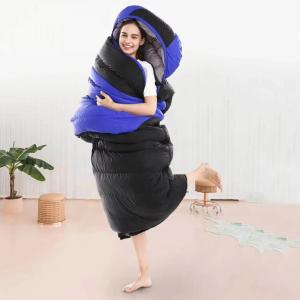 Camping Heated Sleeping Bag For Winter USB Charging 4 Heating Zones Heating Pads Portable 3 Temperature Adjustable Sleep Bag