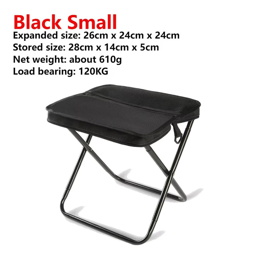 Foldable Backpack Stool Lightweight Outdoor Folding Chair for Fishing Travel