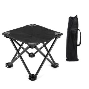 Portable Camping Folding Chair Footrest Compact Lightweight